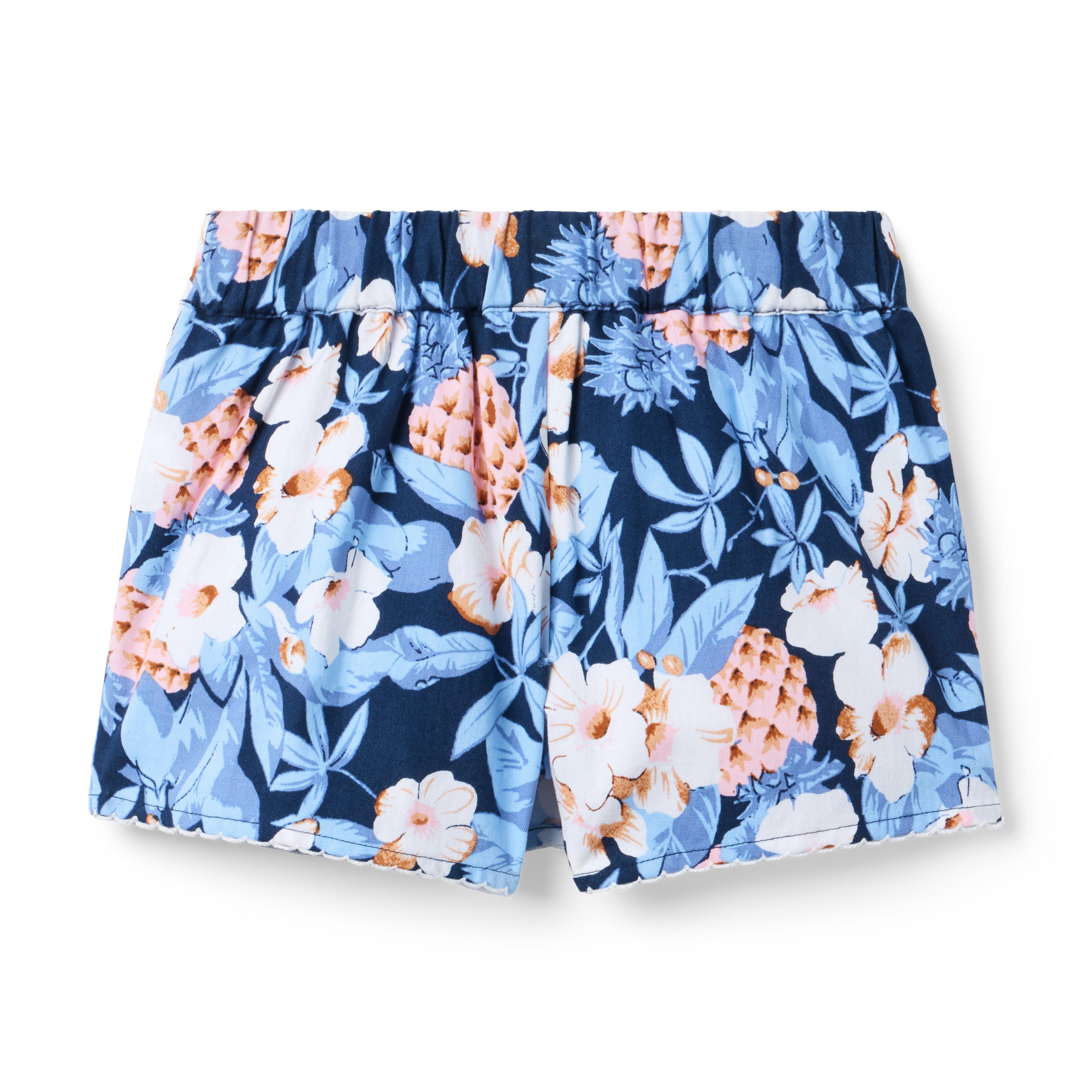 Pineapple Floral Wrap Skort image number 2