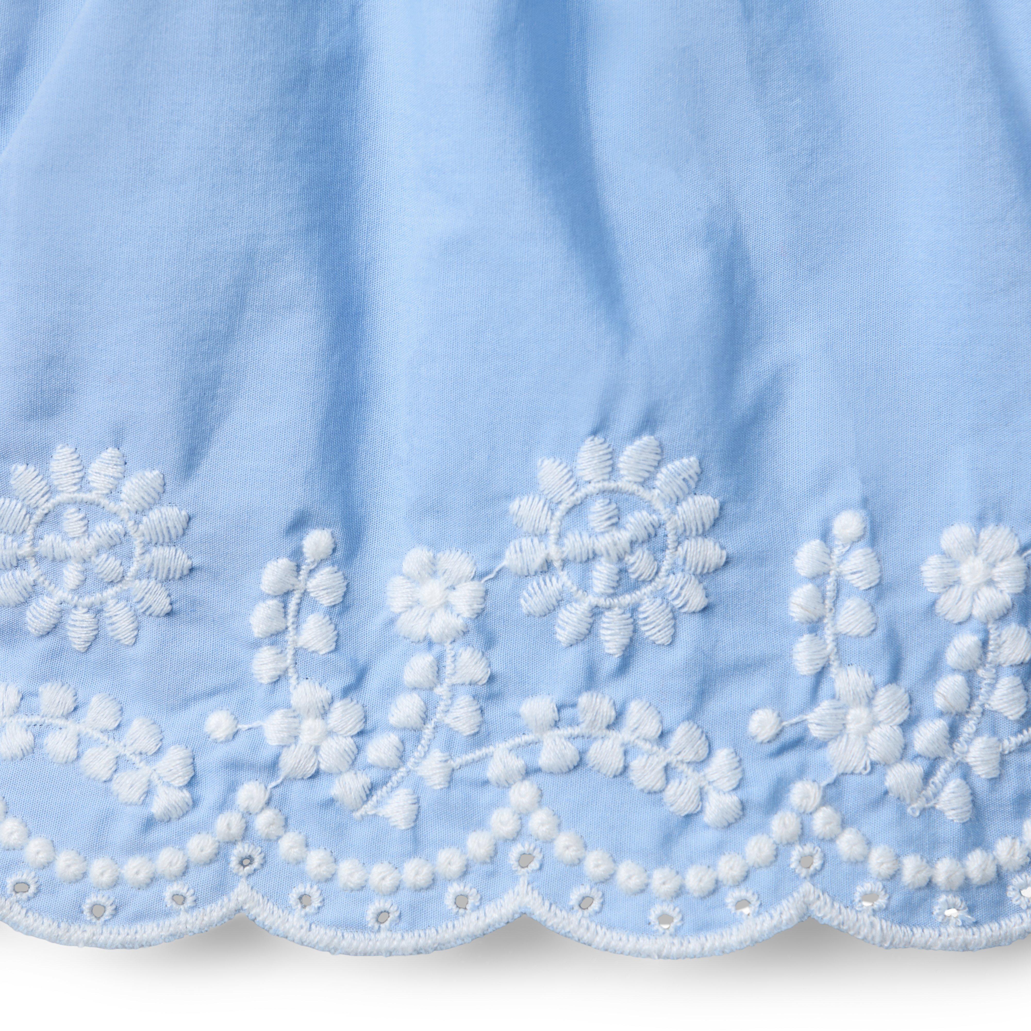 Embroidered Floral Hem Short image number 1