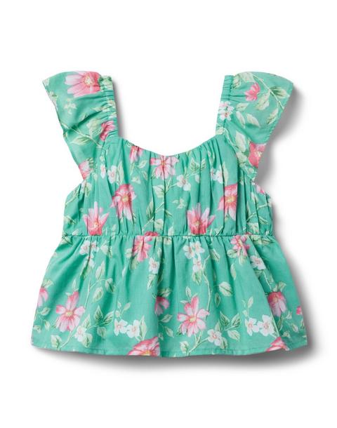 Floral Sweetheart Top