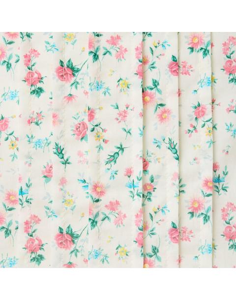 Ditsy Floral Pintuck Top