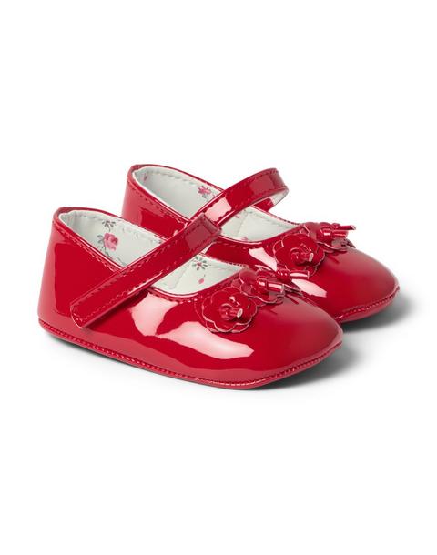 Baby Patent Rosette Ballet Flat