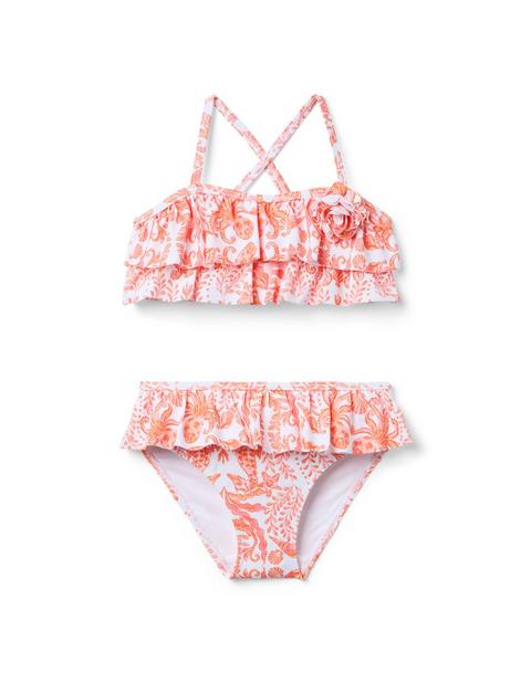 Seaside Ruffle 2-Piece Swimsuit