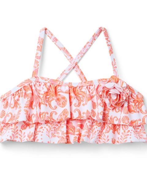 Seaside Ruffle 2-Piece Swimsuit
