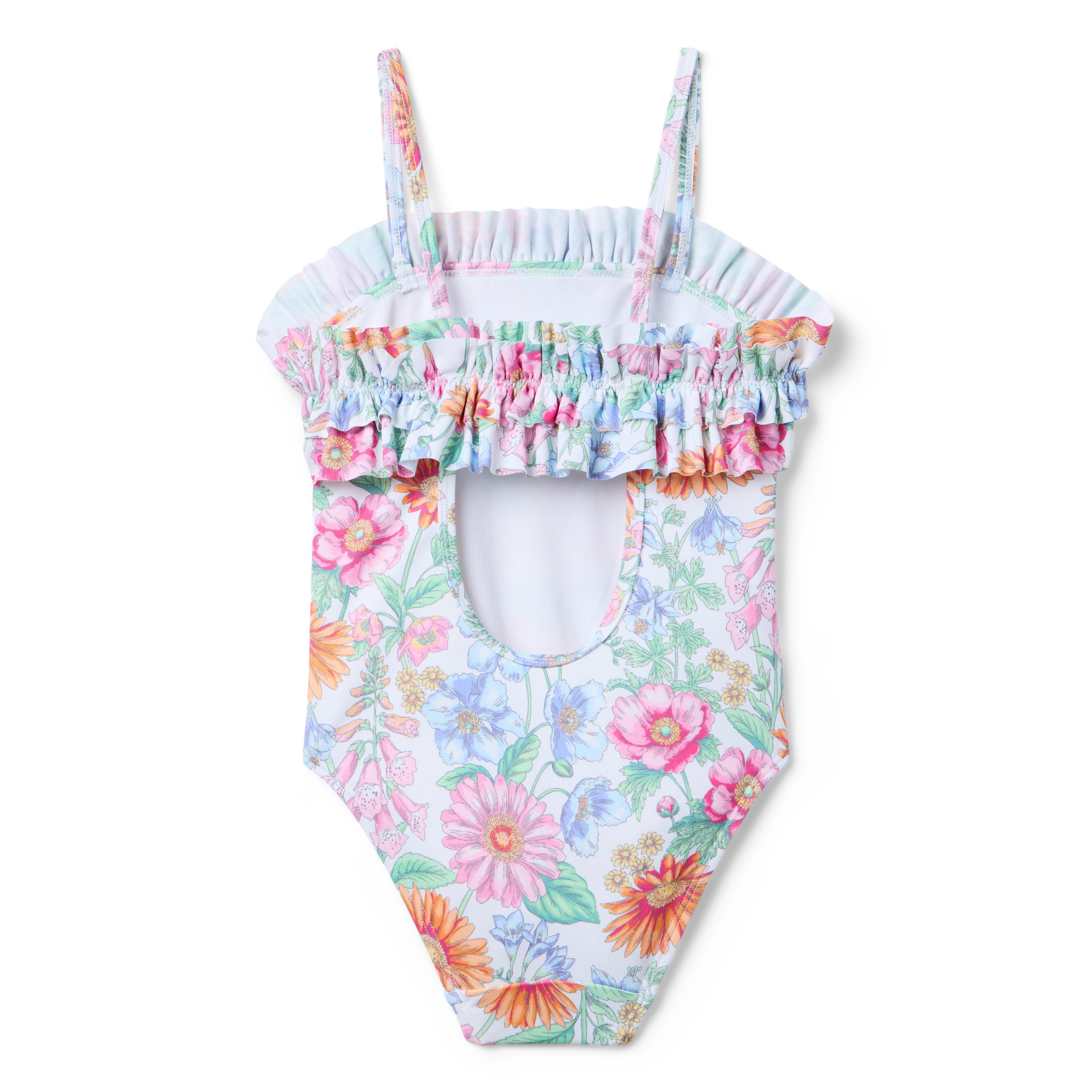 Floral Ruffle Swimsuit image number 2