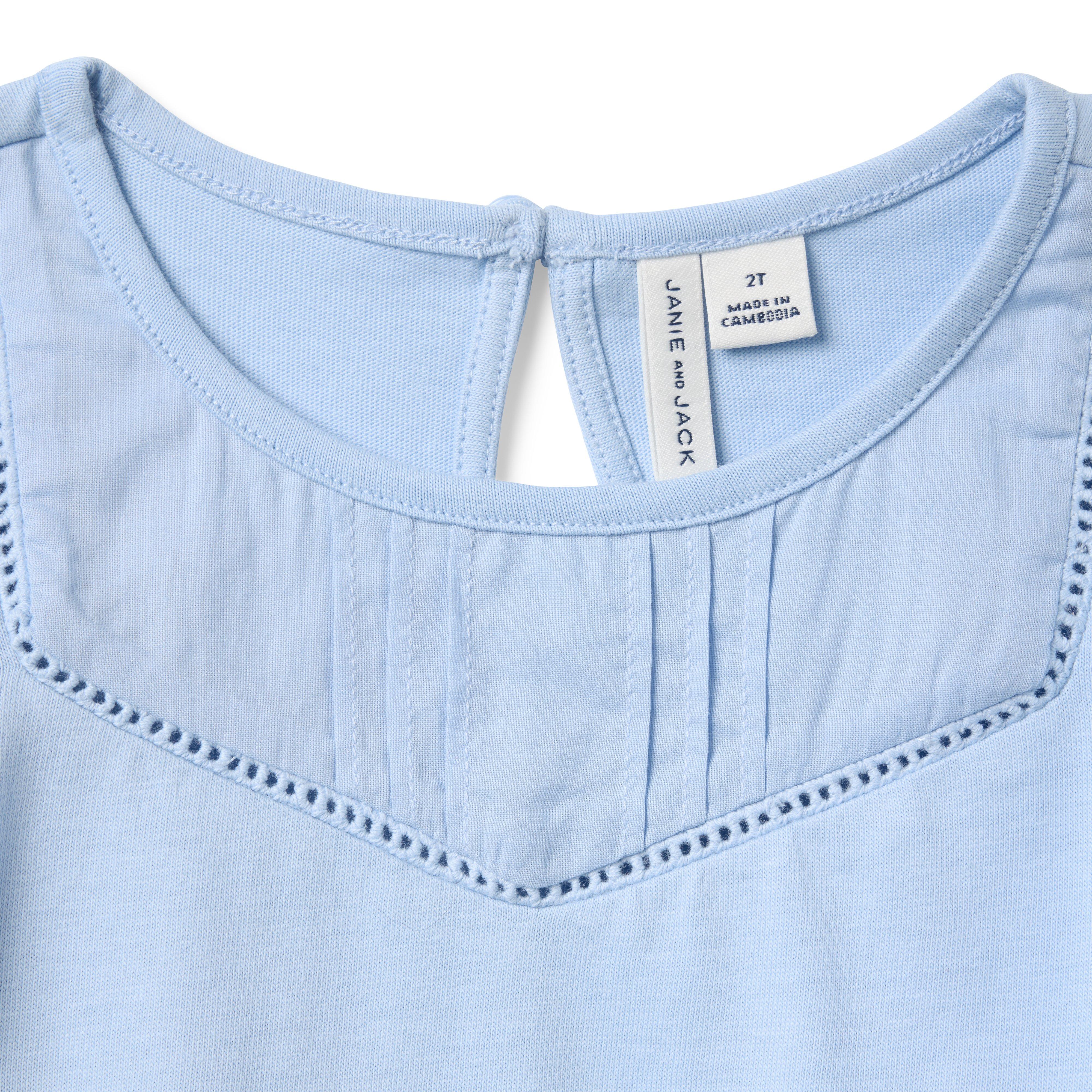 Pintuck Puff Sleeve Top image number 1