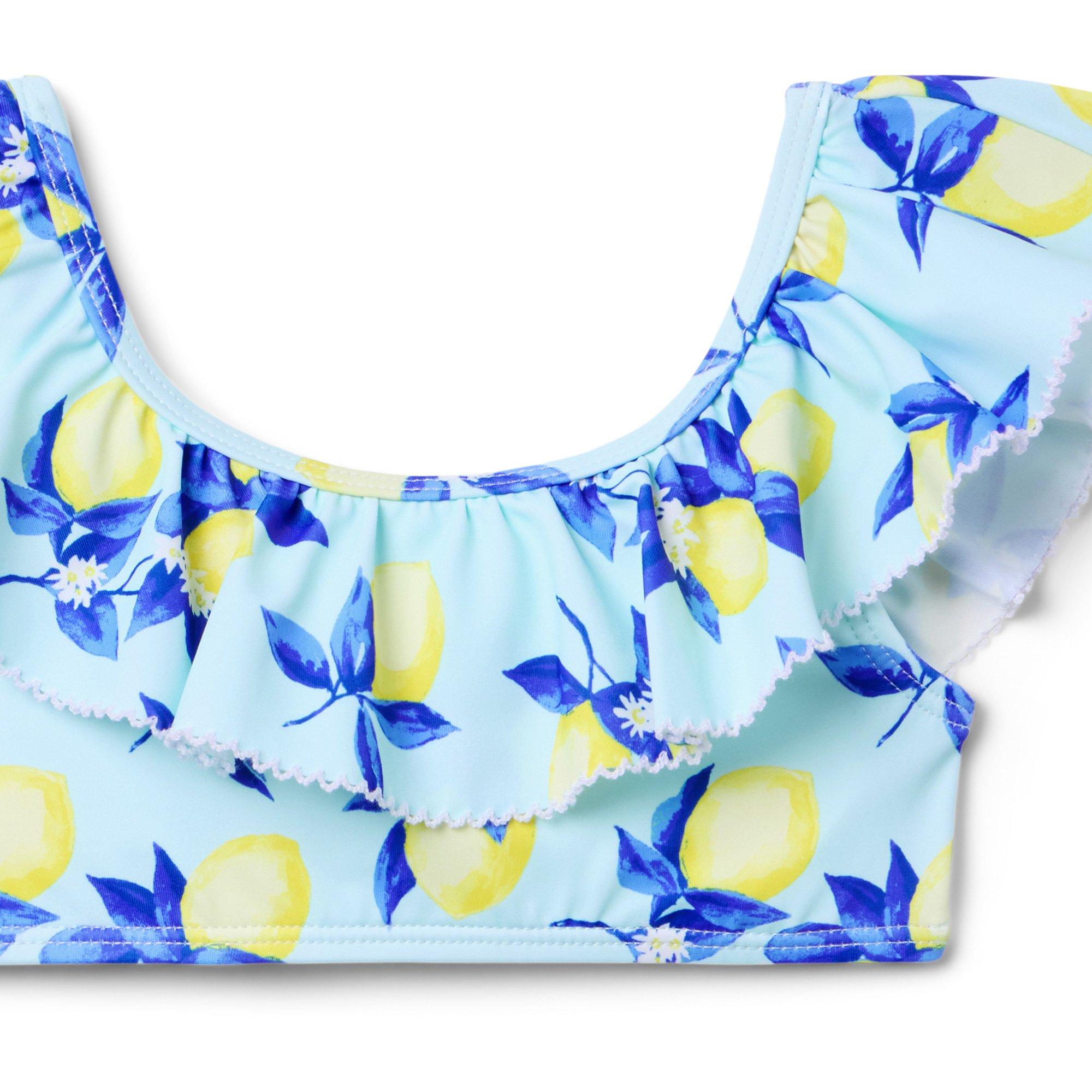 Lemon Ruffle 2-Piece Swimsuit image number 1