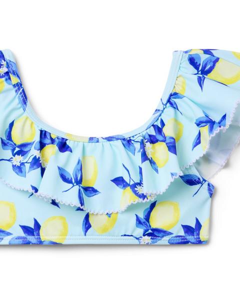 Lemon Ruffle 2-Piece Swimsuit