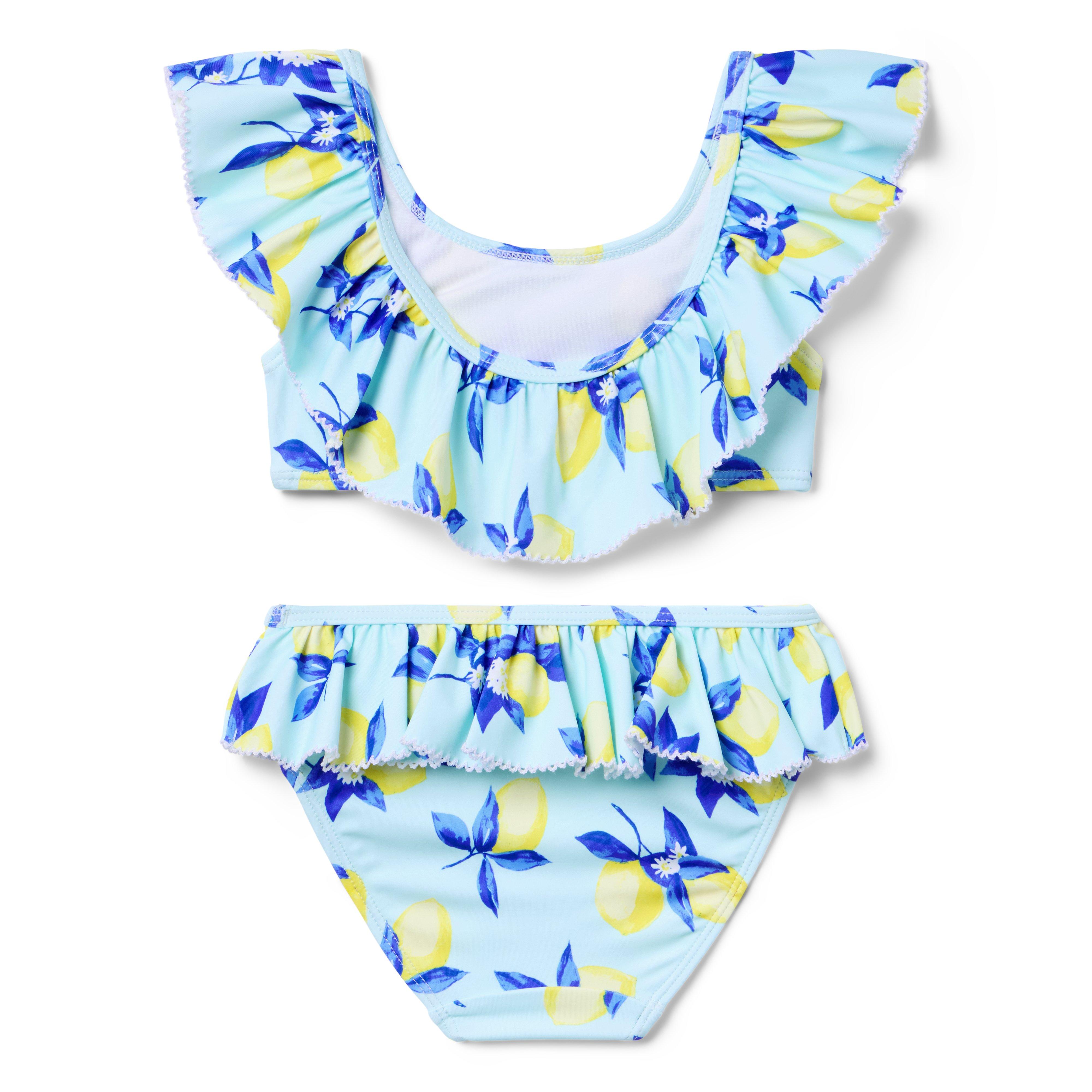 Lemon Ruffle 2-Piece Swimsuit image number 2