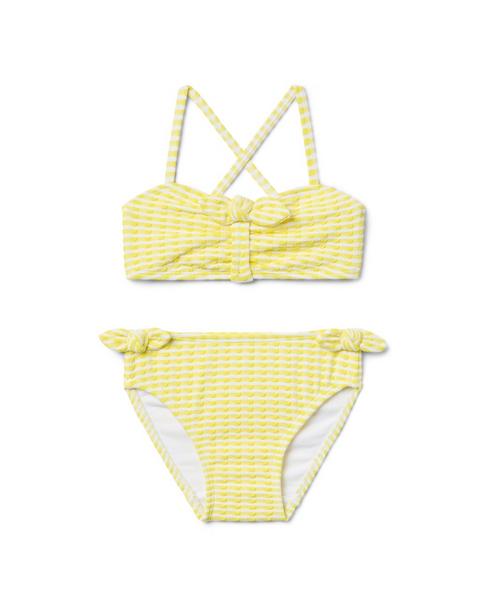 Textured Striped 2-Piece Swimsuit