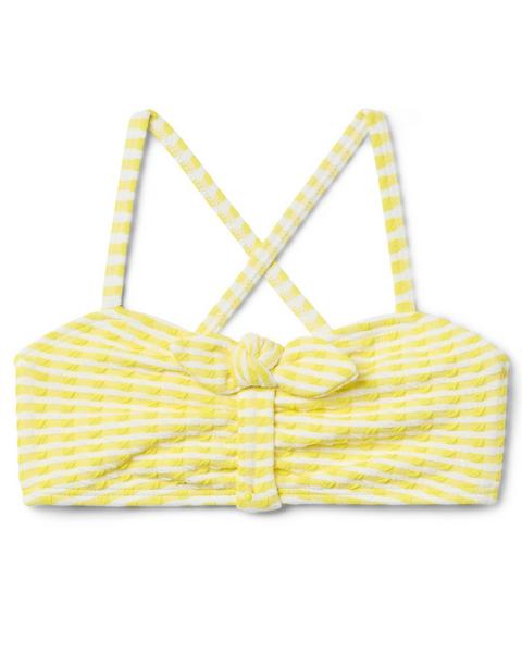 Textured Striped 2-Piece Swimsuit