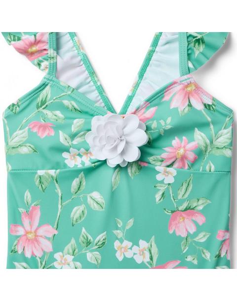 Floral Rosette Swimsuit