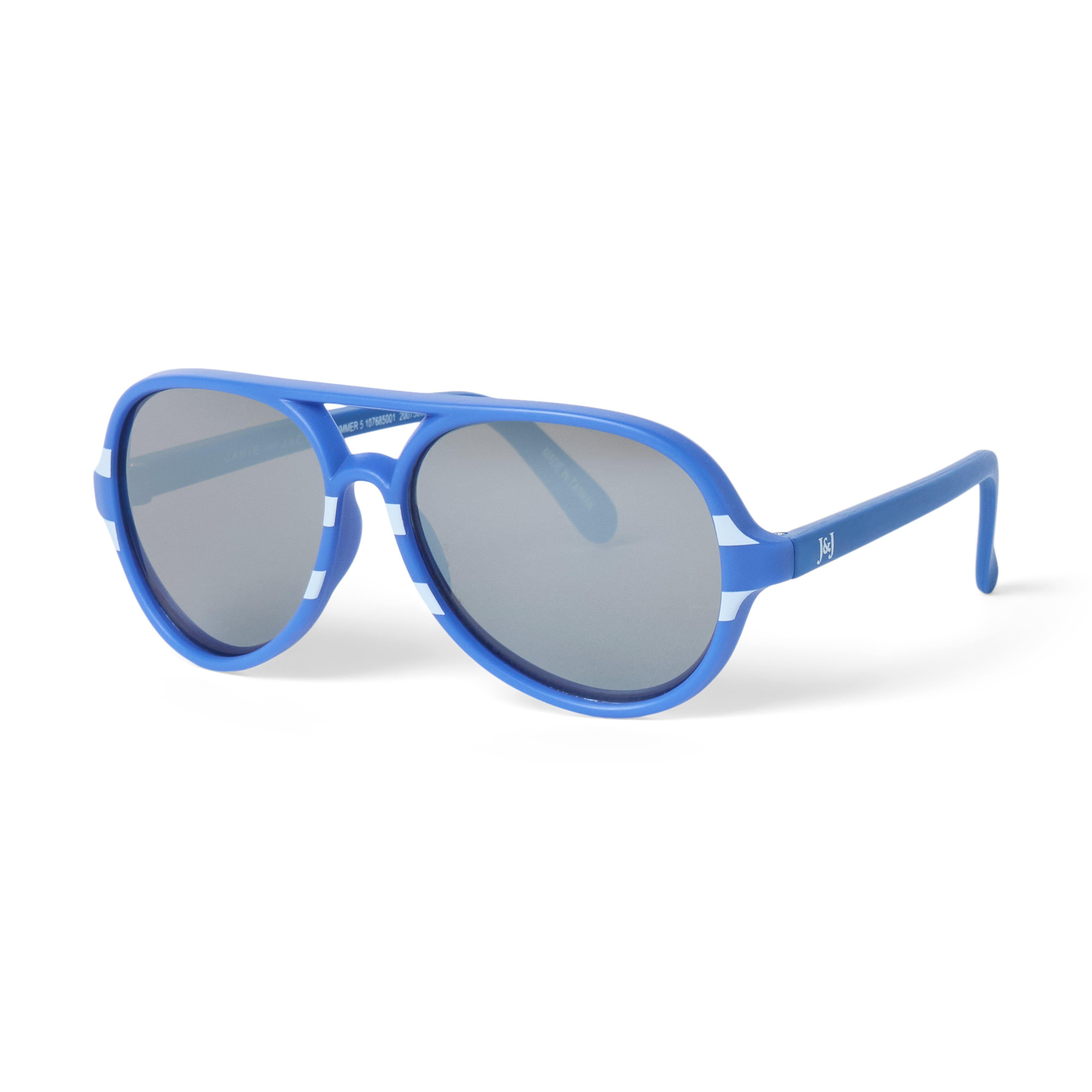 Stripe Aviator Sunglasses image number 1