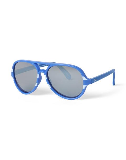 Stripe Aviator Sunglasses