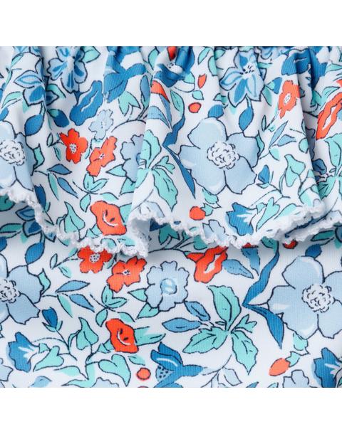 Ditsy Floral Ruffle 2-Piece Swimsuit