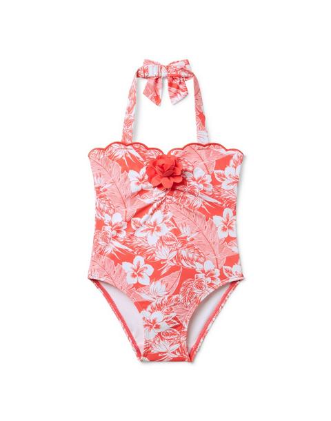 Floral Rosette Swimsuit