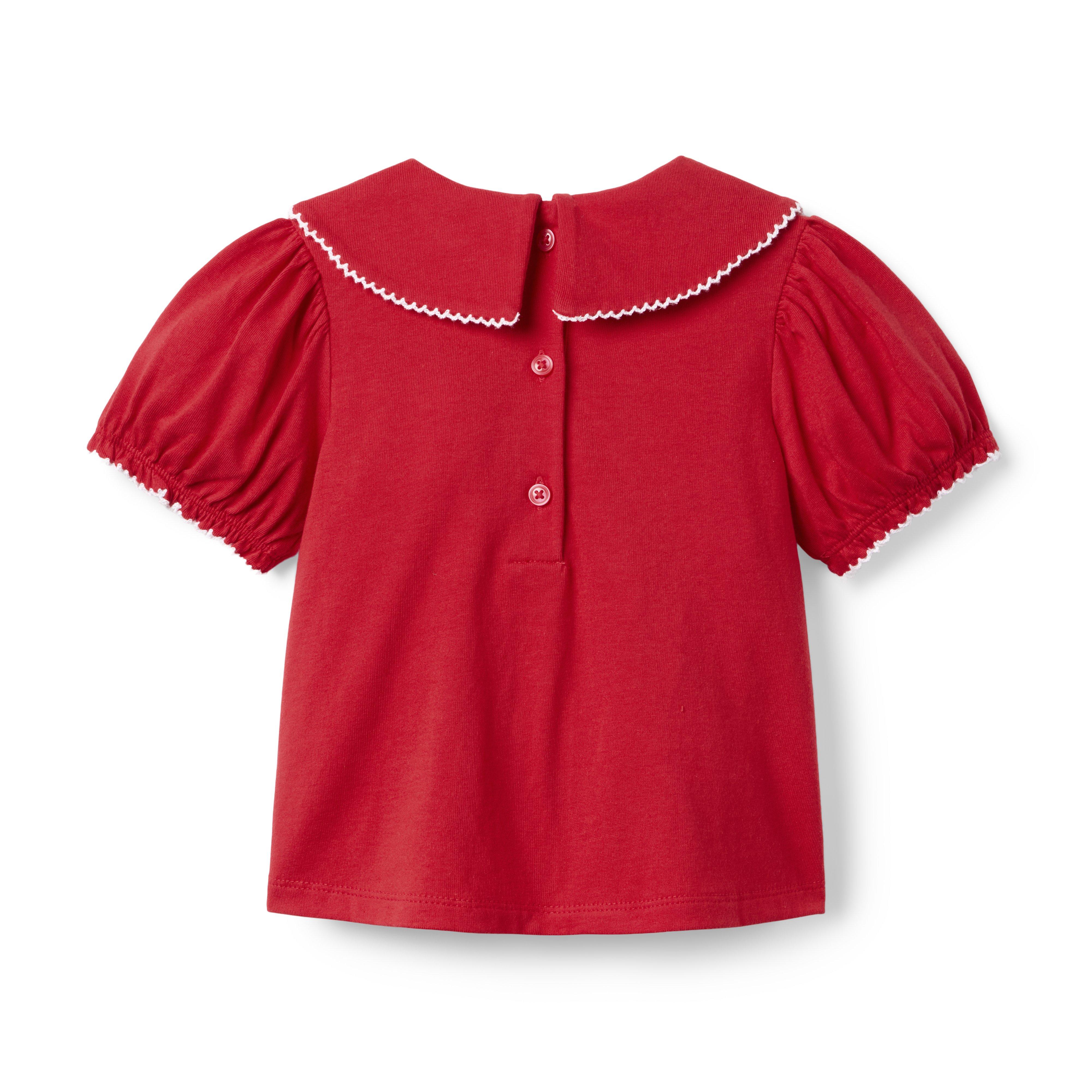Pintuck Collared Top image number 1