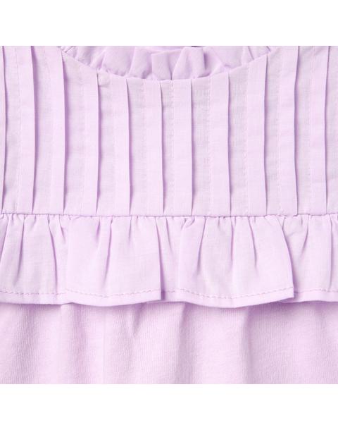 Ruffle Pintuck Top
