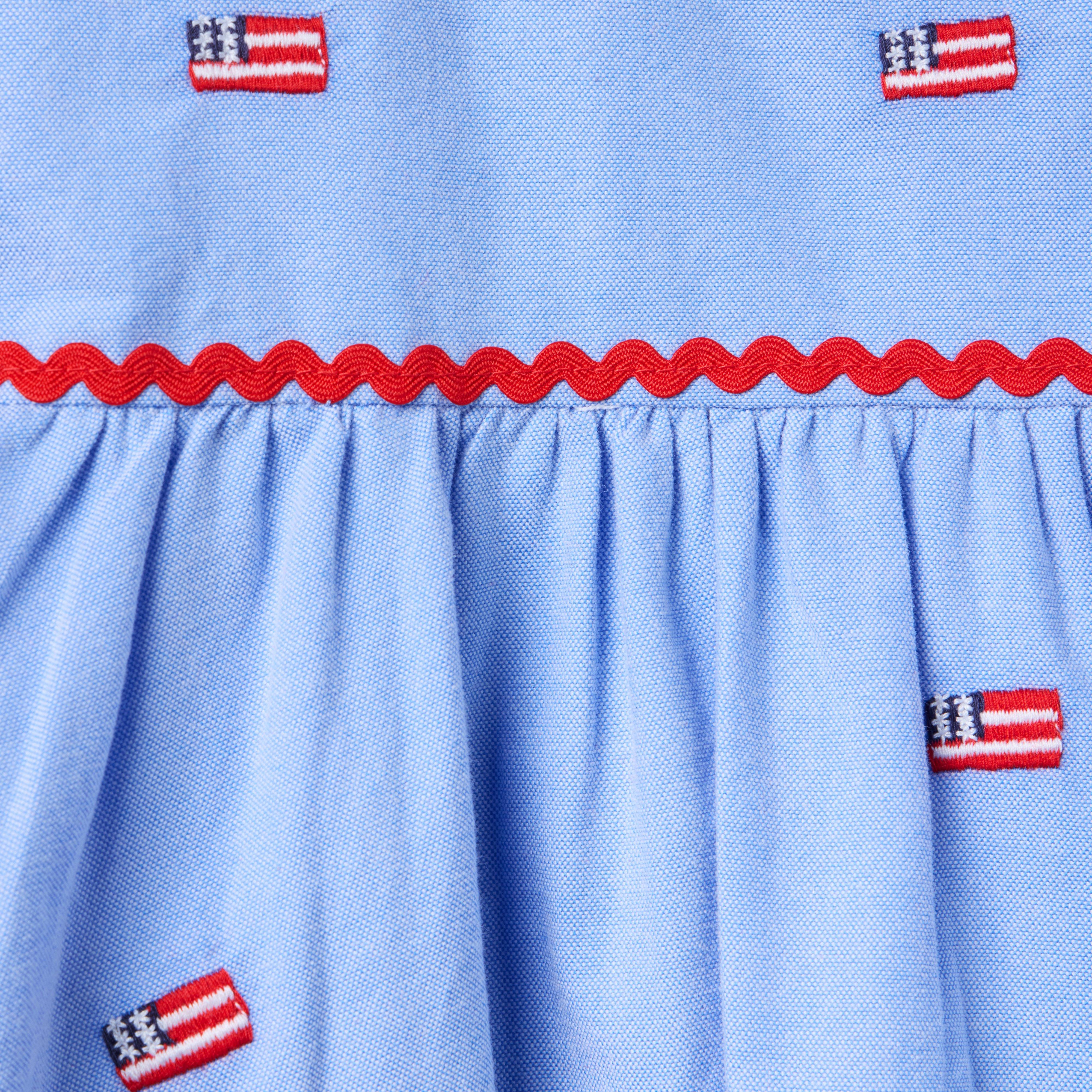 Embroidered Flag Dress image number 1