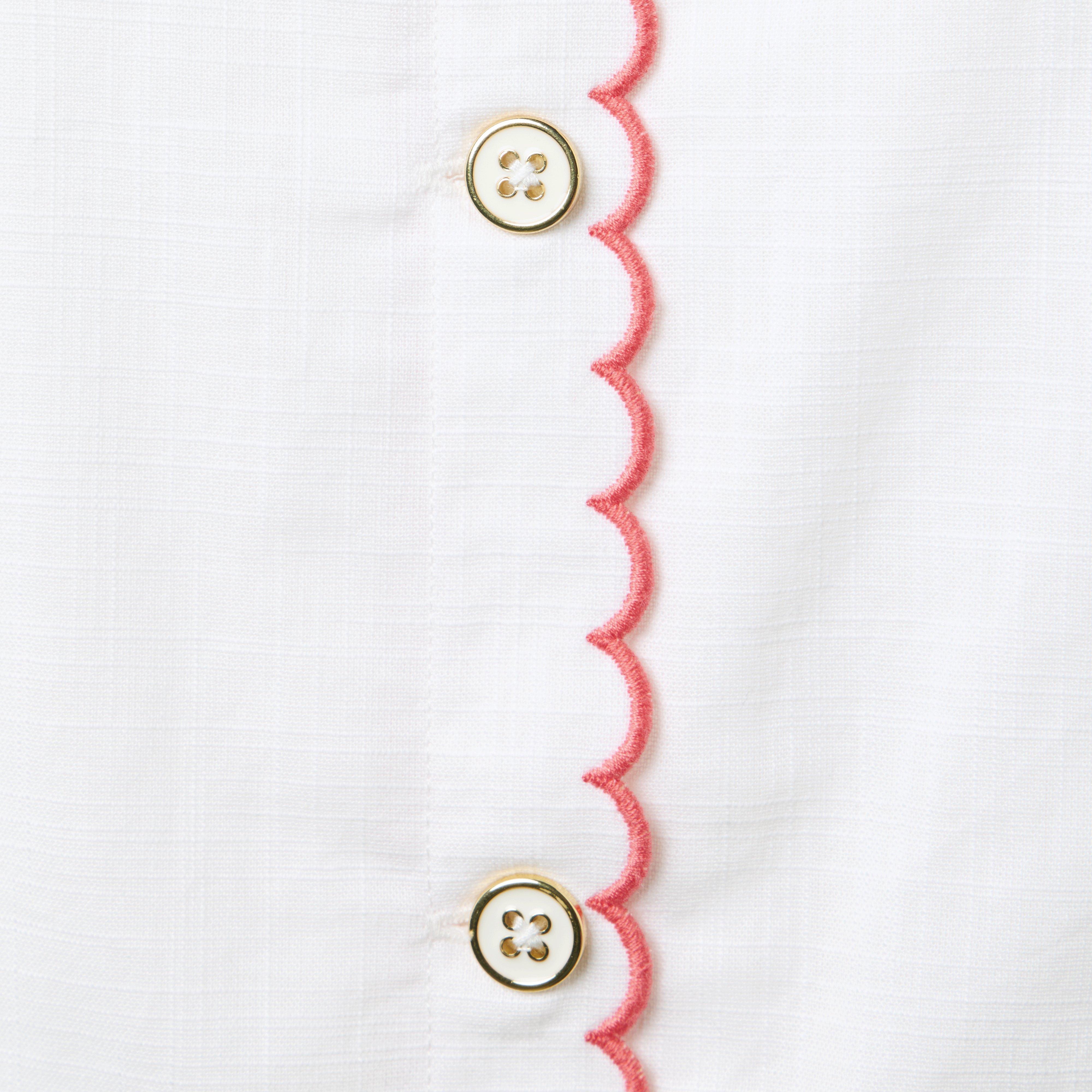 Embroidered Floral Pocket Dress image number 3