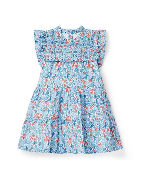 Ditsy Floral Smocked Dress