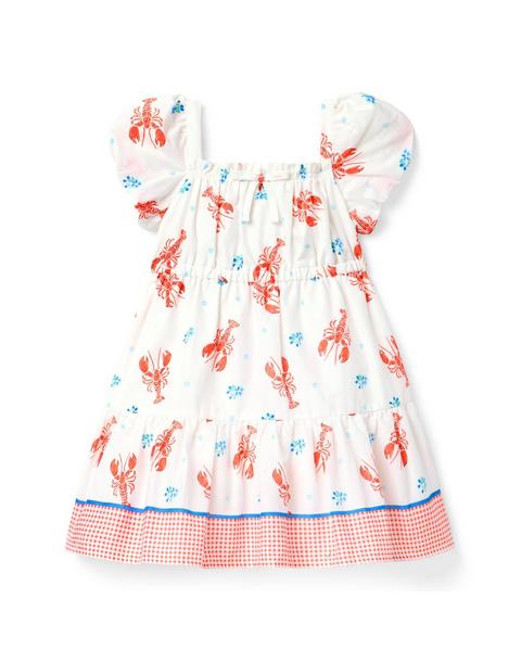 Lobster Border Print Dress