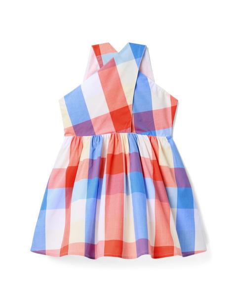 Plaid Halter Dress