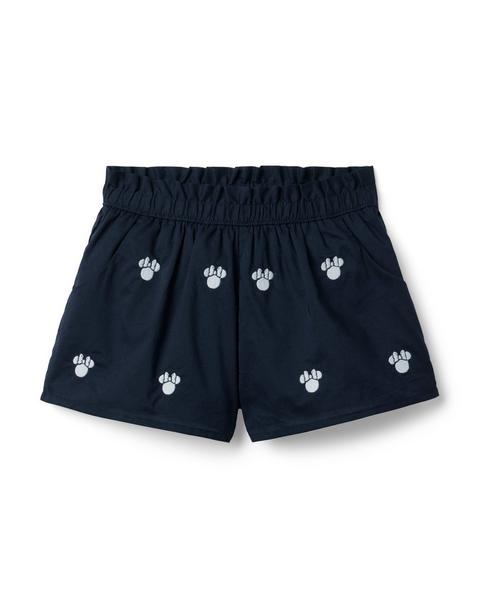 Disney Minnie Mouse Embroidered Short