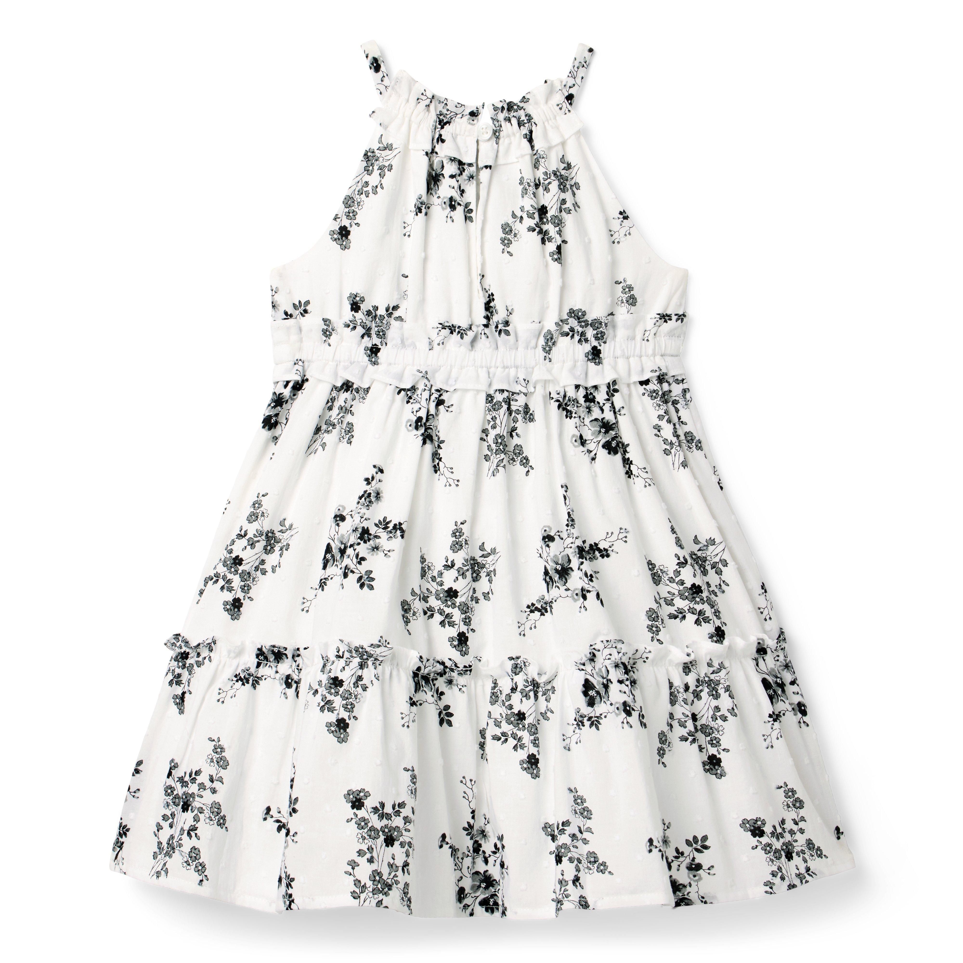 Floral Halter Ruffle Dress image number 2