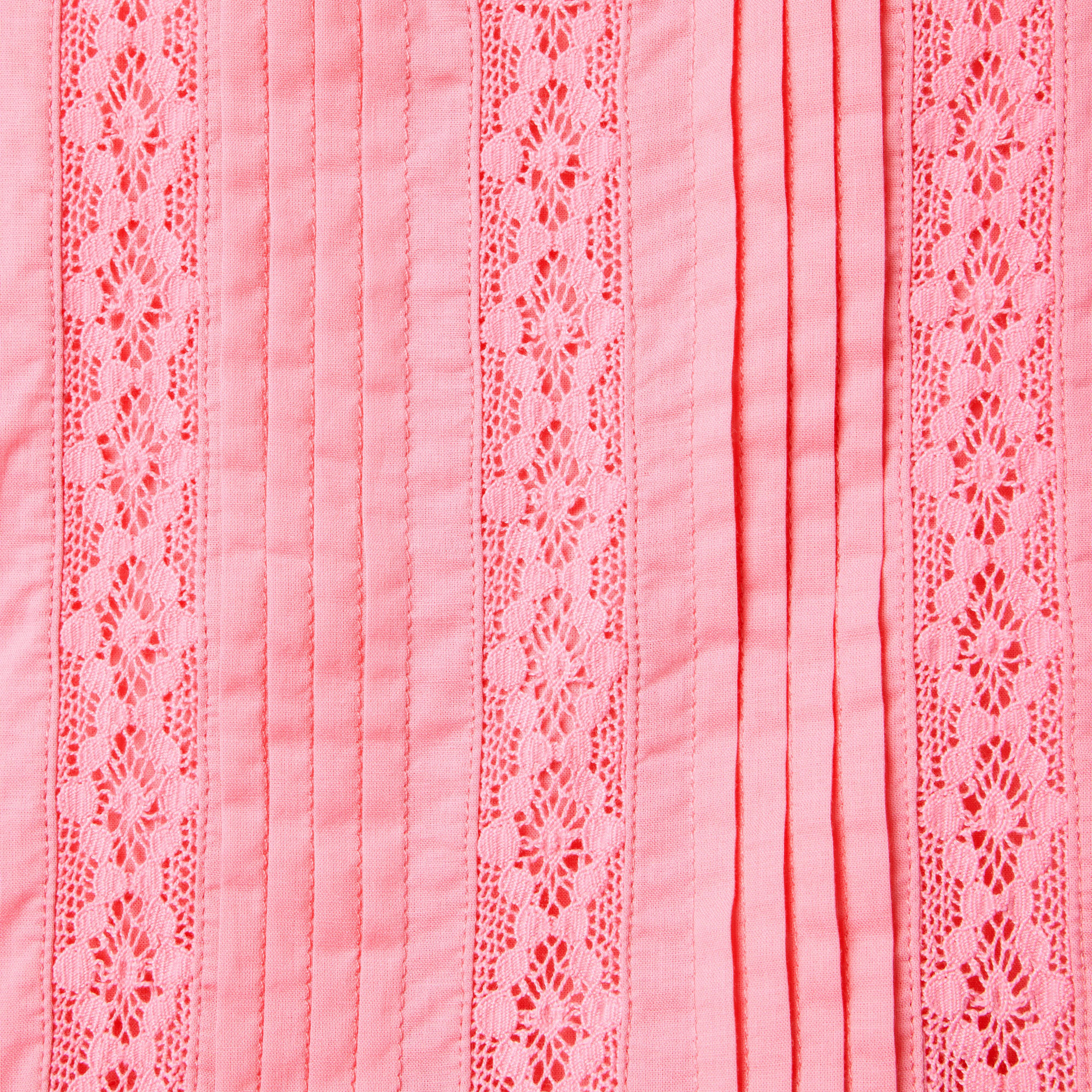 Lace Trim Dropwaist Dress image number 1