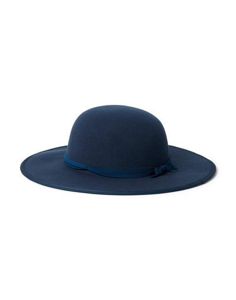 Wide-Brim Felt Hat