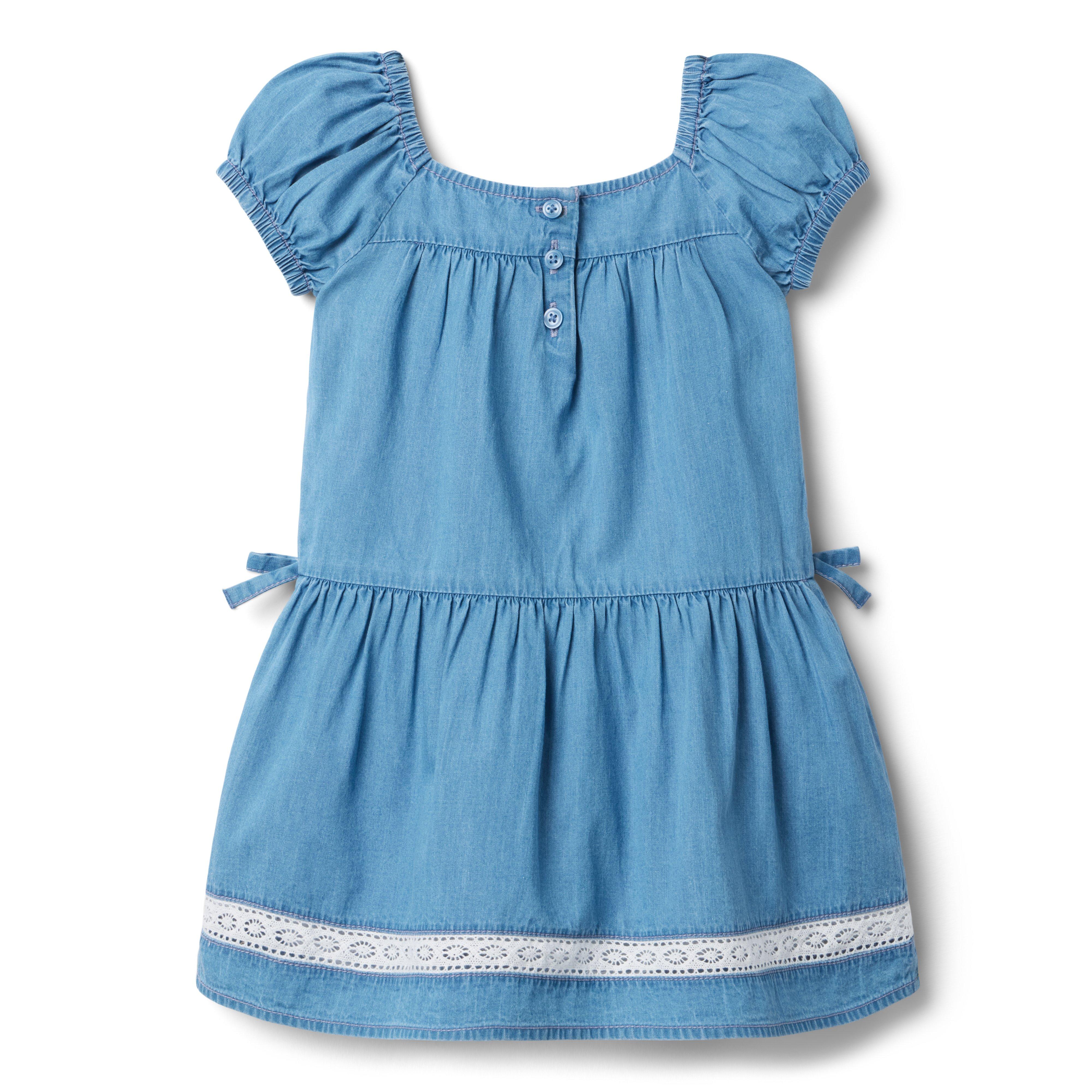 The Denim Puff Sleeve Dress image number 1