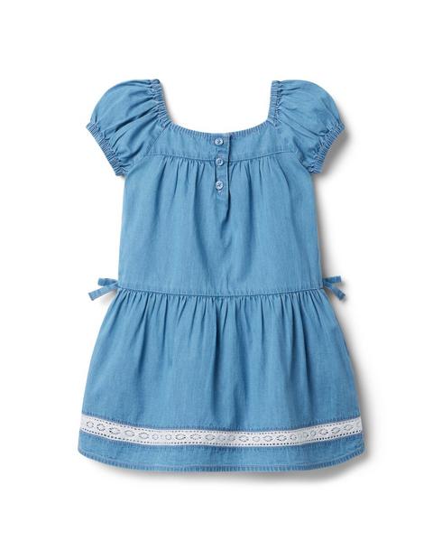 The Denim Puff Sleeve Dress