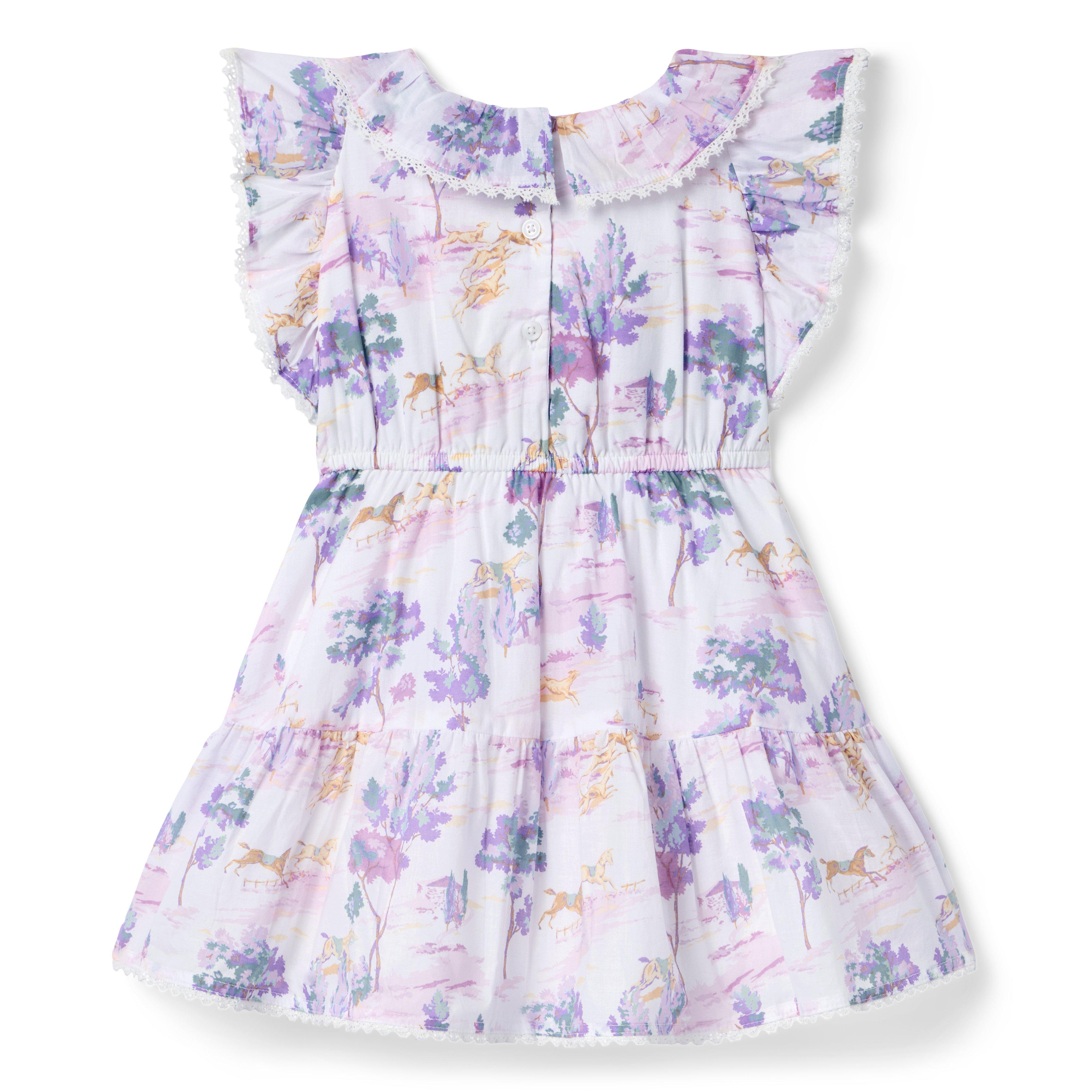 Countryside Toile Ruffle Dress image number 2