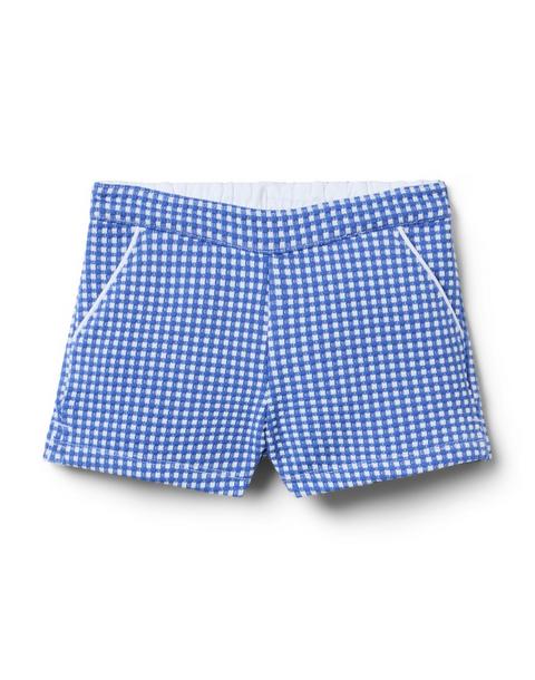 Gingham Jacquard Short