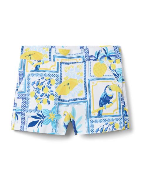 Paradise Grove Canvas Short
