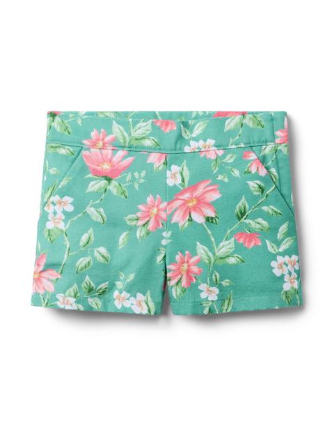 Floral Canvas Short