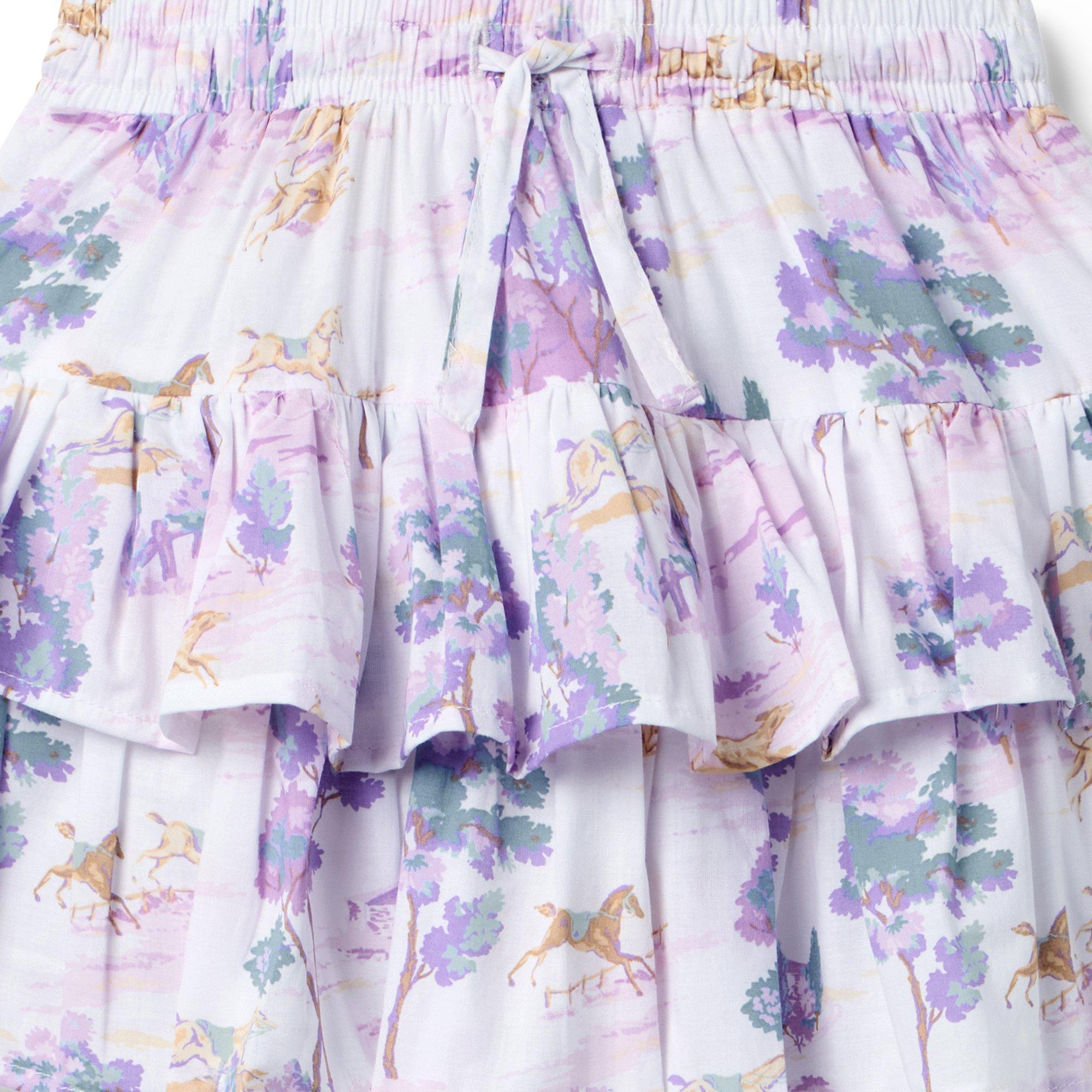 Countryside Toile Ruffle Skort image number 1