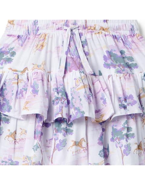 Countryside Toile Ruffle Skort