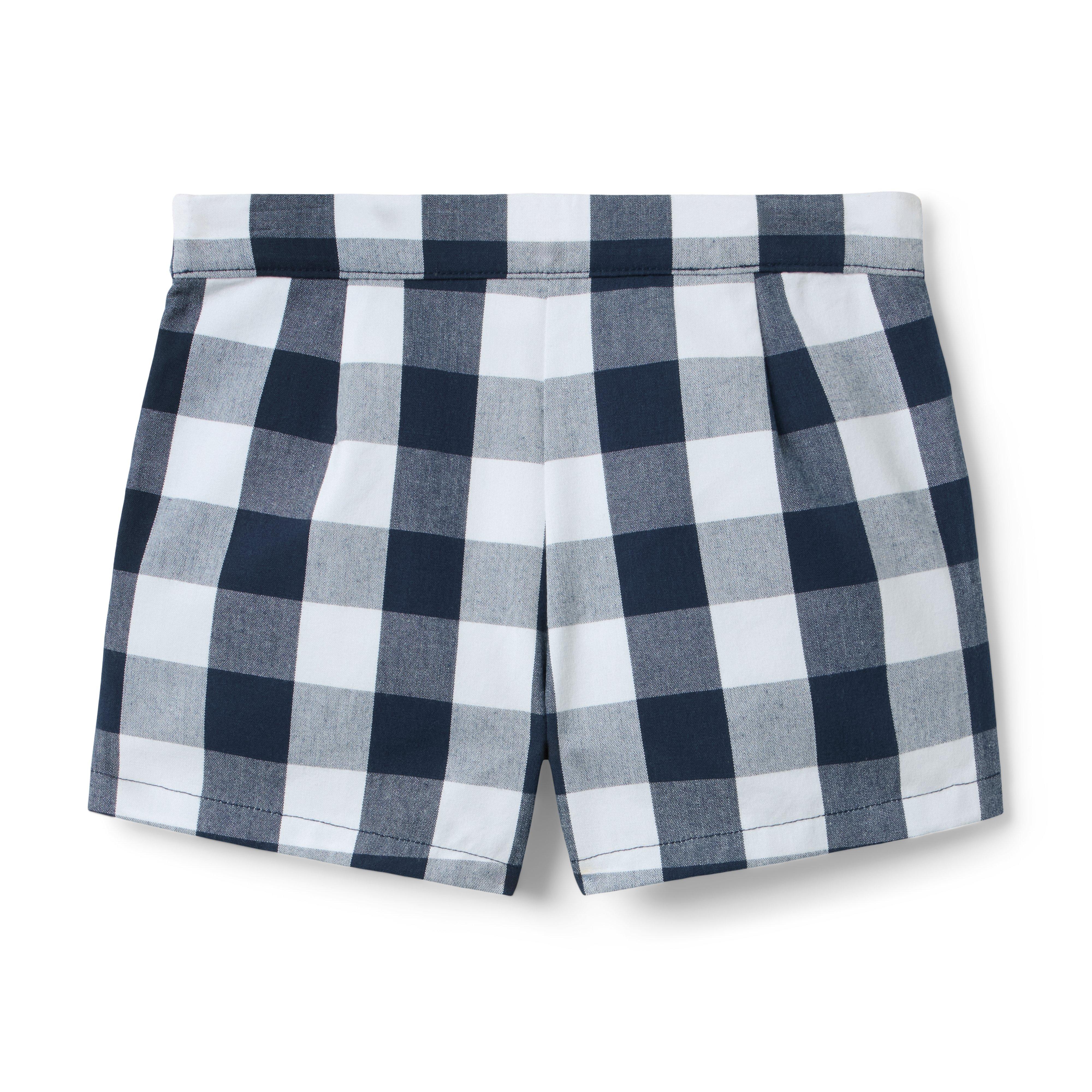 Gingham Button Tab Short image number 2