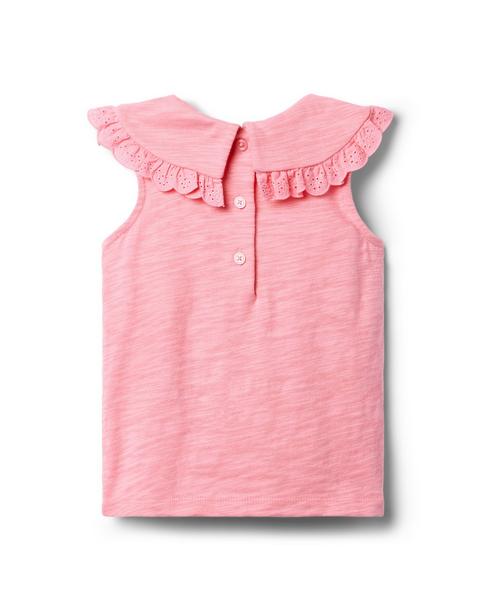 Eyelet Collared Top