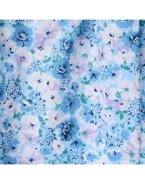 Floral Flutter Sleeve Top