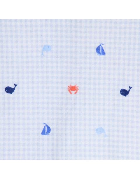 Baby Organic Cotton Sea Friends Footed Pajama