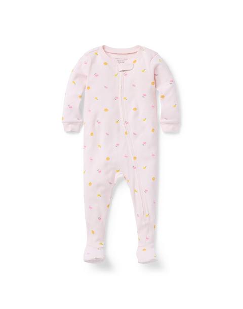 Baby Organic Cotton Fruit Footed Pajama