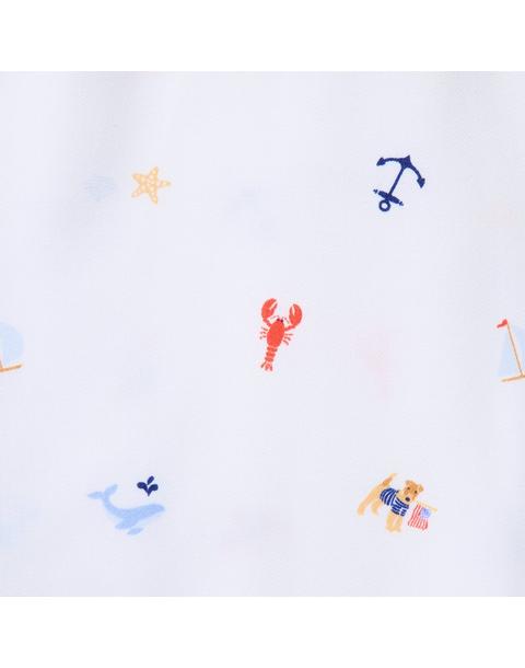Baby Nautical Icon Pajama Romper