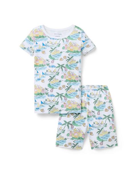 Organic Cotton Island Vacation Short Pajama