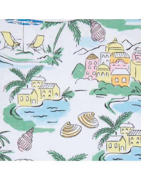 Organic Cotton Island Vacation Short Pajama
