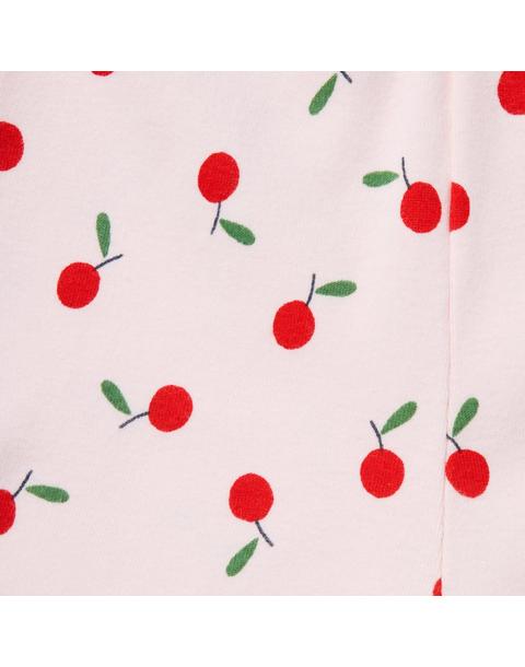 Organic Cotton Cherry Ice Cream Pajama