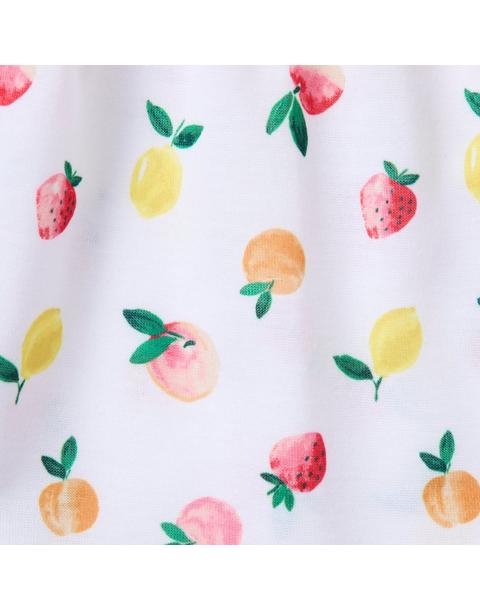 Classic Sleeveless Pajama In Citrus Fruit