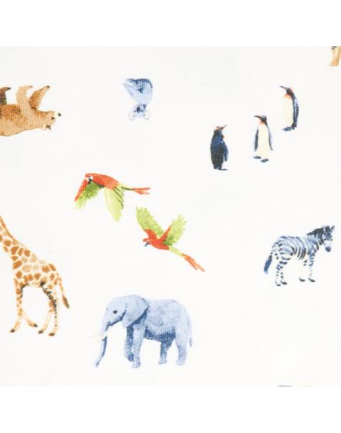 Organic Cotton Zoo Animal Short Pajama