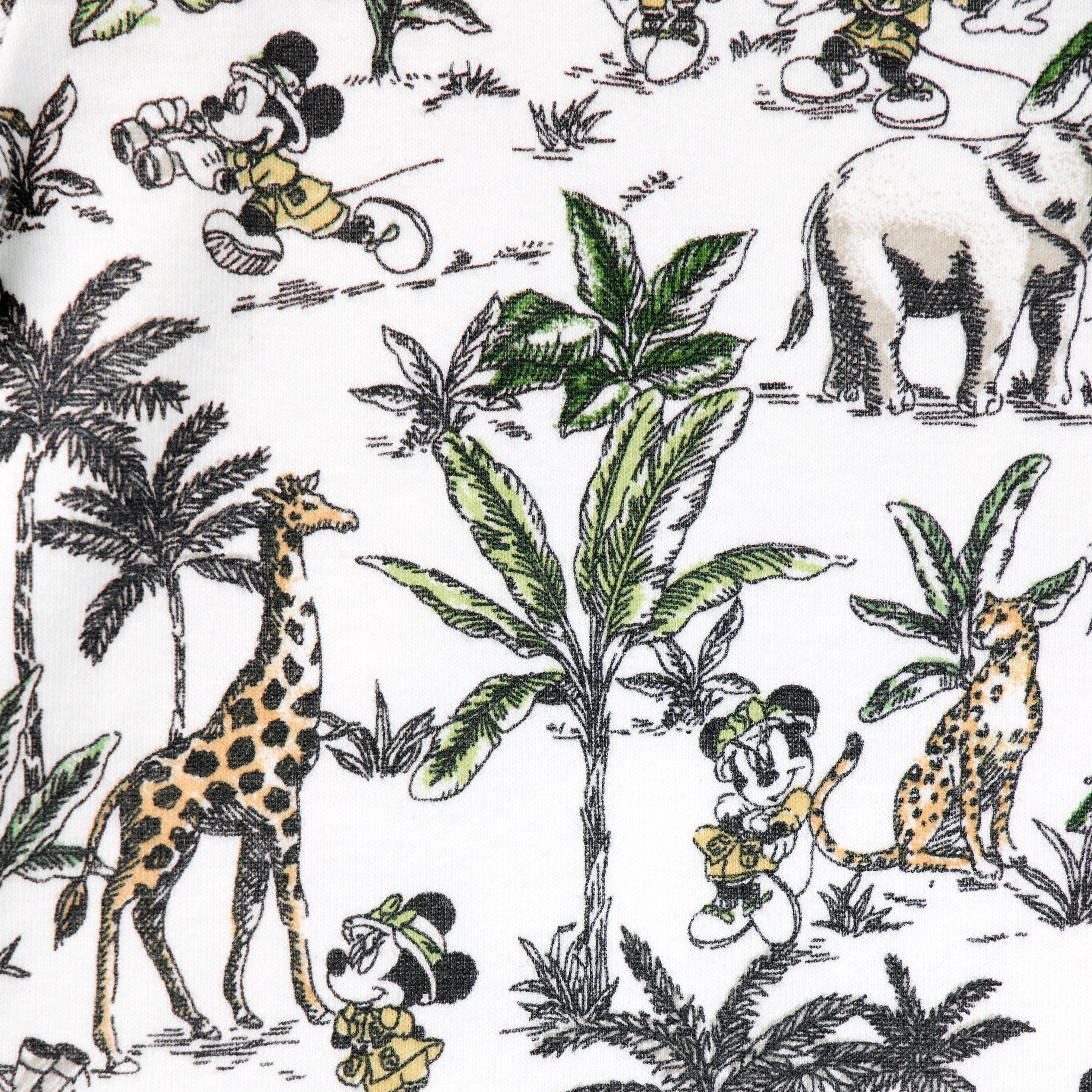 Organic Cotton Disney Mickey Mouse Safari Short Pajama image number 1
